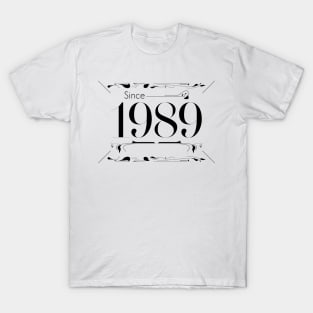 Birthday gift sign about age 1989 T-Shirt